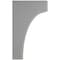 Ekena Millwork 5 1/4"W x 6"D x 10"H Clarksville Wood Vintage Decor Bracket, Pebble Grey BKTWD05X06X10CVPG - alternate 2